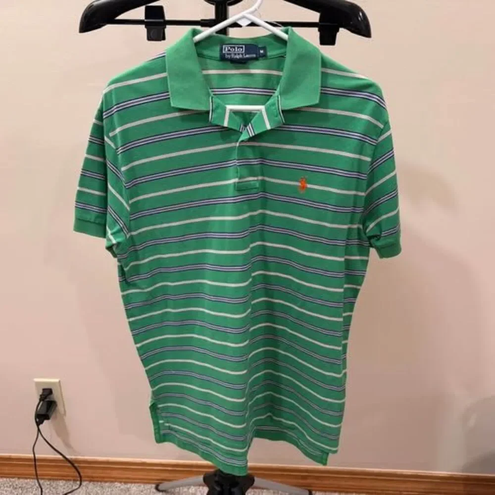 Polo by Ralph Lauren Striped Polo Shirt - Size Medium
